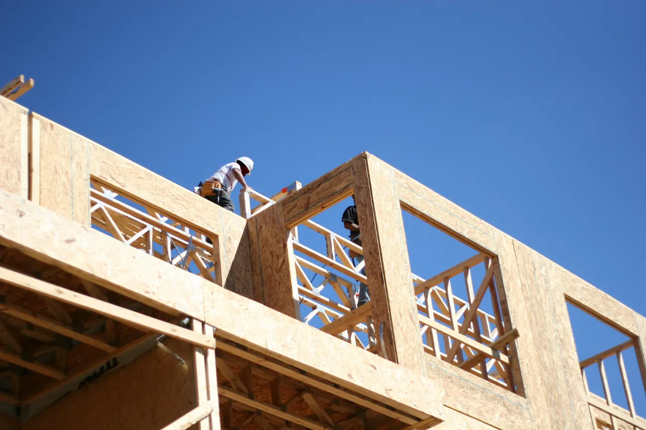 Second story framing Connecticut residential
