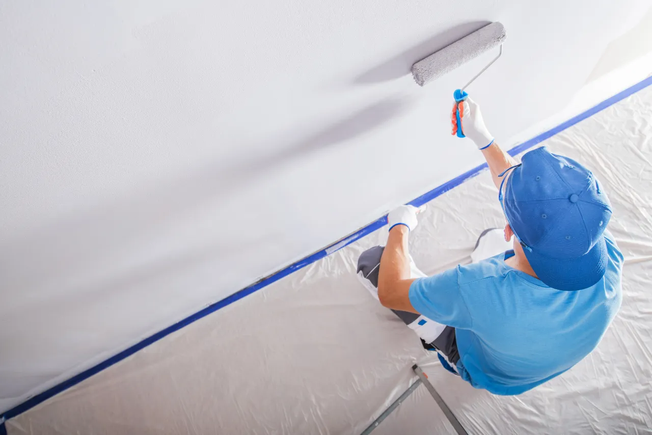 Ceiling painting Connecticut residential