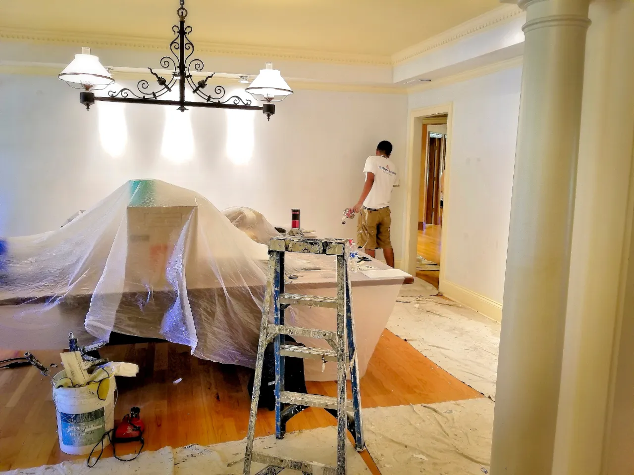 Interior wall painting Connecticut living room
